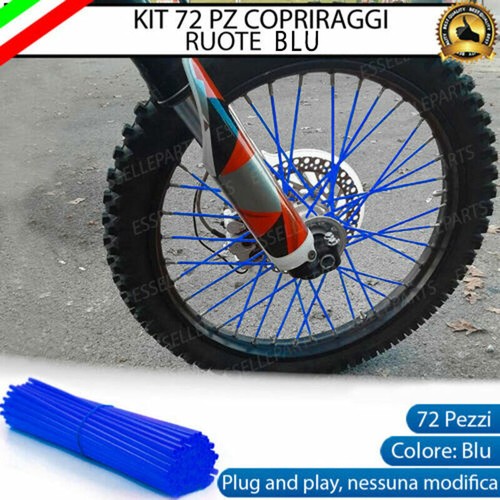 Copriraggi ruote moto - ruote, blu