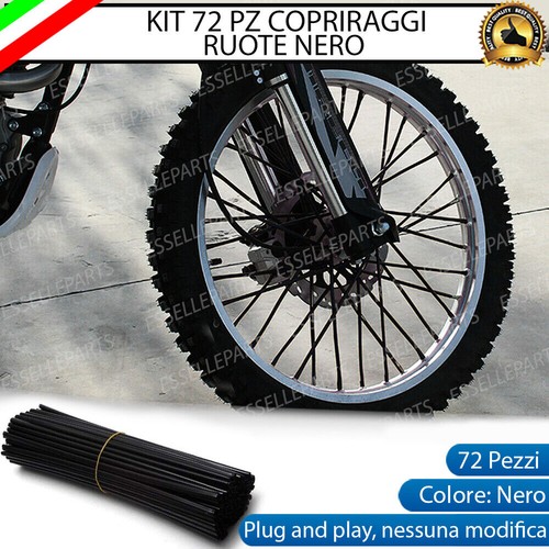 Copriraggi ruote moto nero - copriraggi,