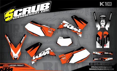Adesivo ktm dekor - sxc, 625